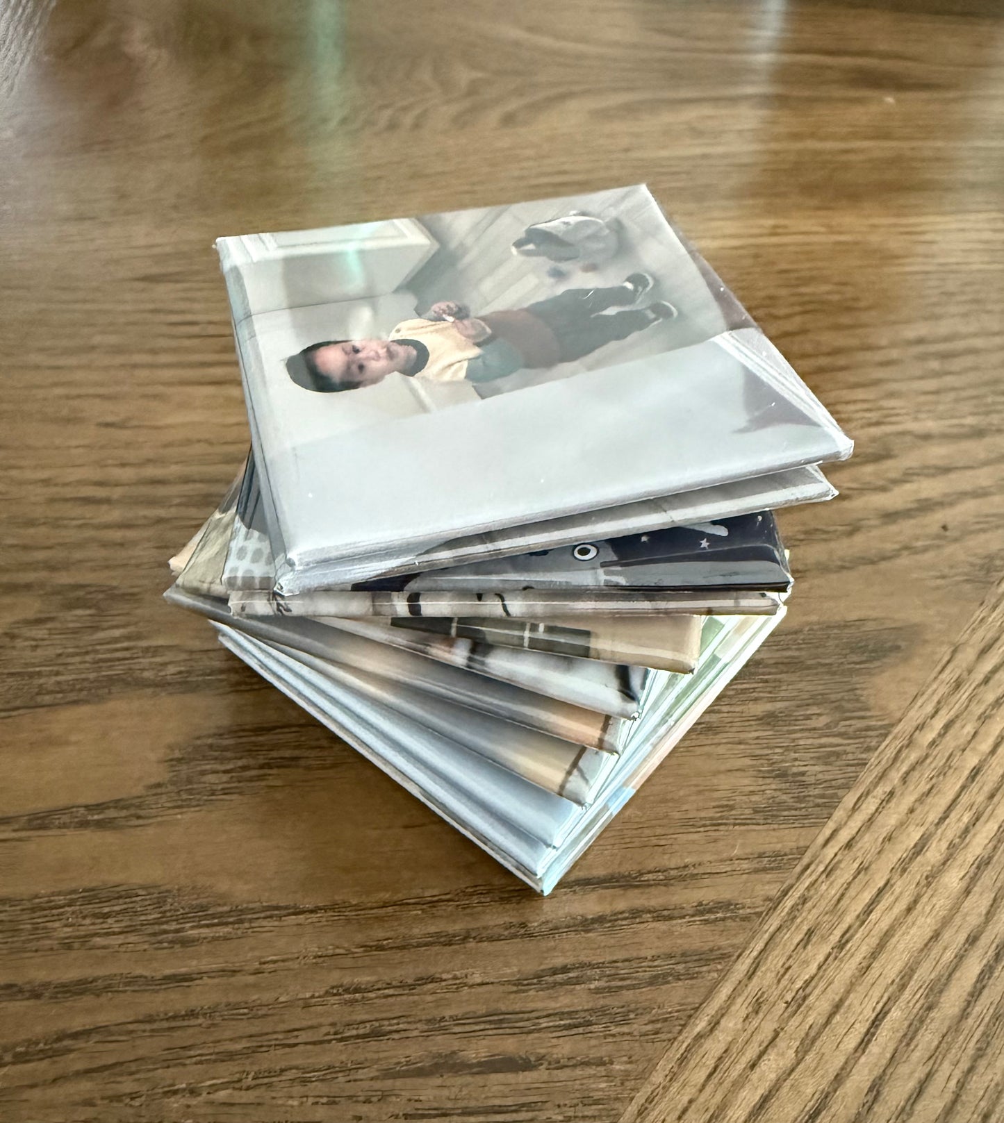 2"x2" Custom Personalized Hardback Magnet Set of 9