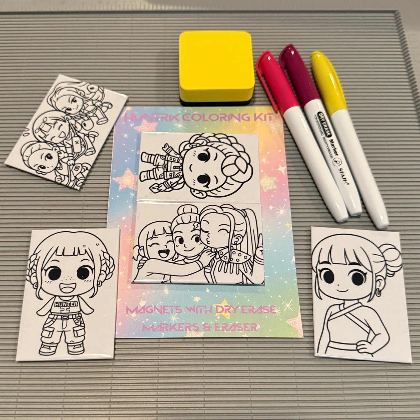 Kpop Hunter Coloring Magnet Kit